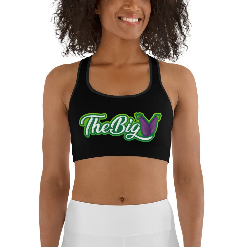 Big V Sports bra (black)