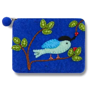 Bird on the Branch Theme Coin Purse