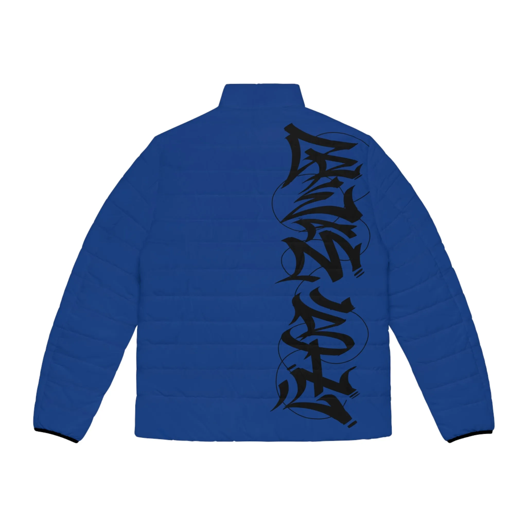 Blue Graffiti SPDB Men's Puffer
