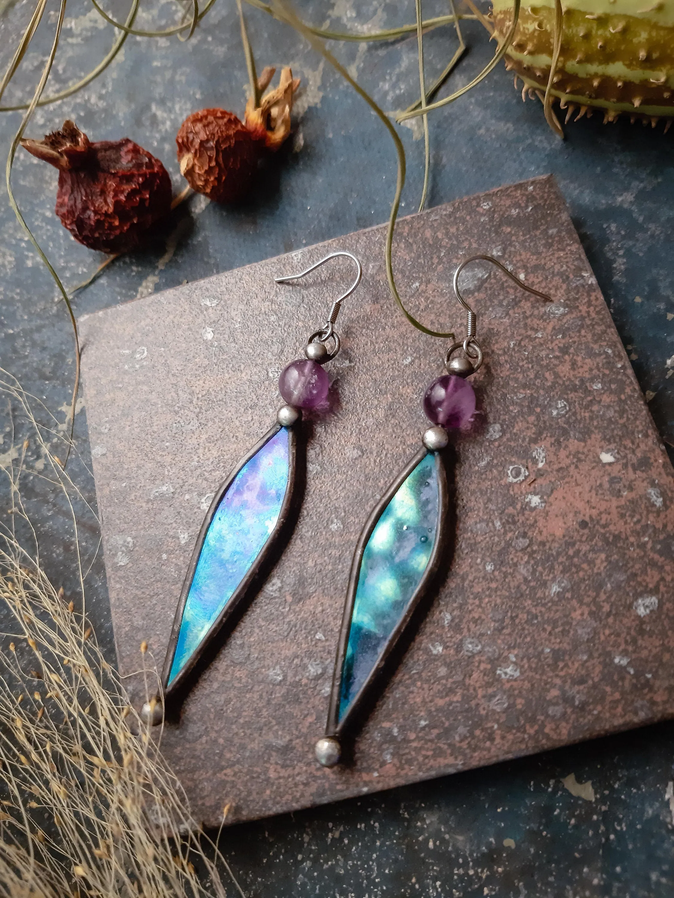 Blue Lotus Necklace