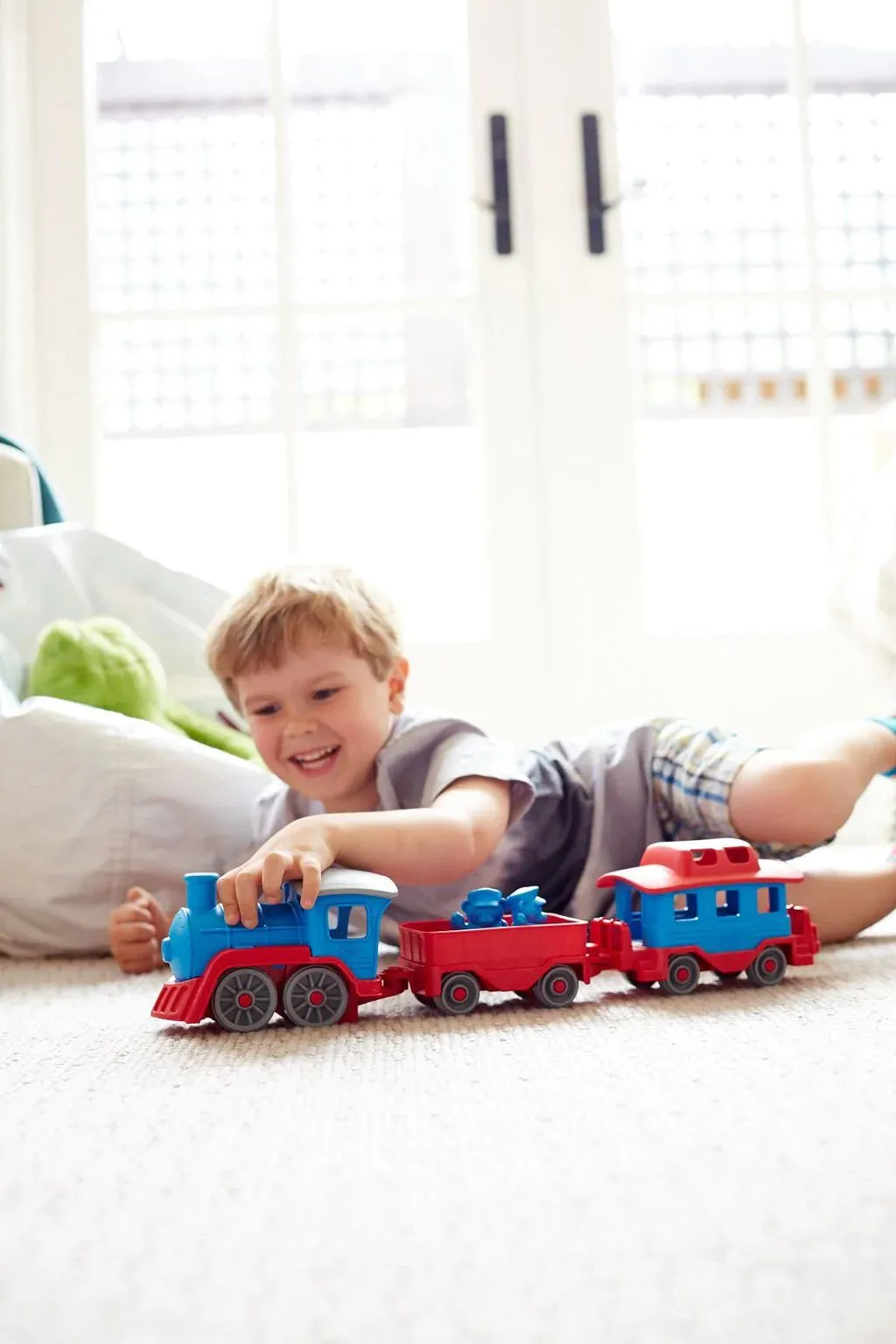 Blue Train - 100% Recycled Plastic Toy