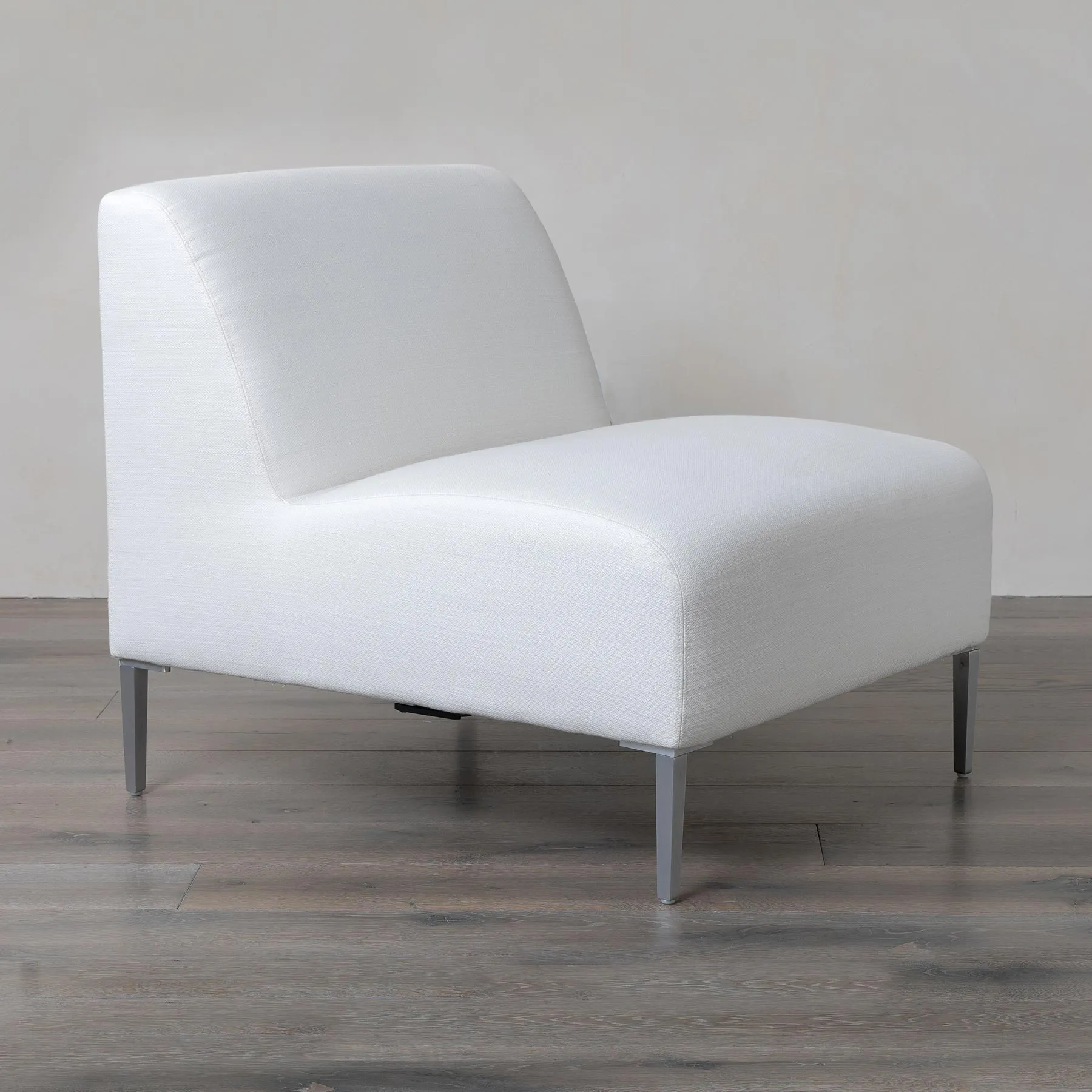 Boca Outdoor Armless Chair in Fresno Alabaster