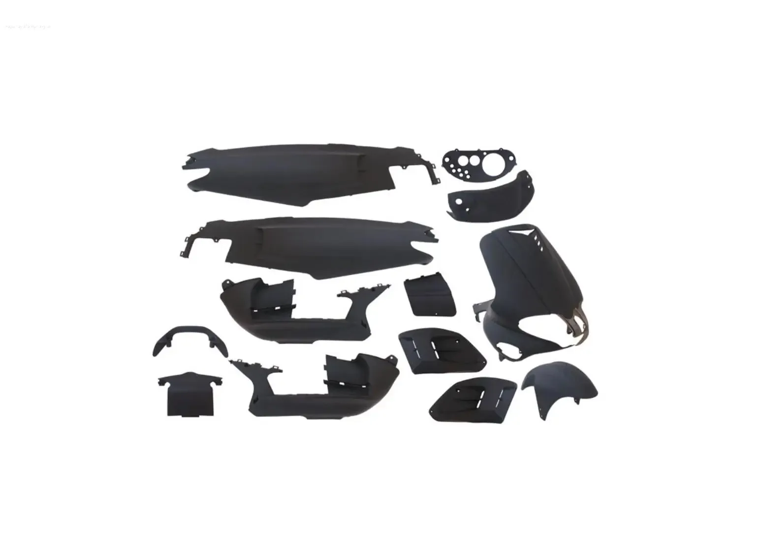 Body Part Kit EDGE 15 Pcs Matt Black | Gilera Runner (-2005)