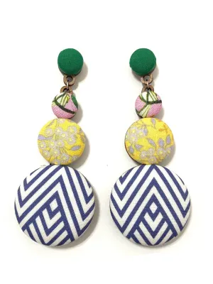 BOTÓN DE AZÚCAR - Long Earrings- Sunday Morning