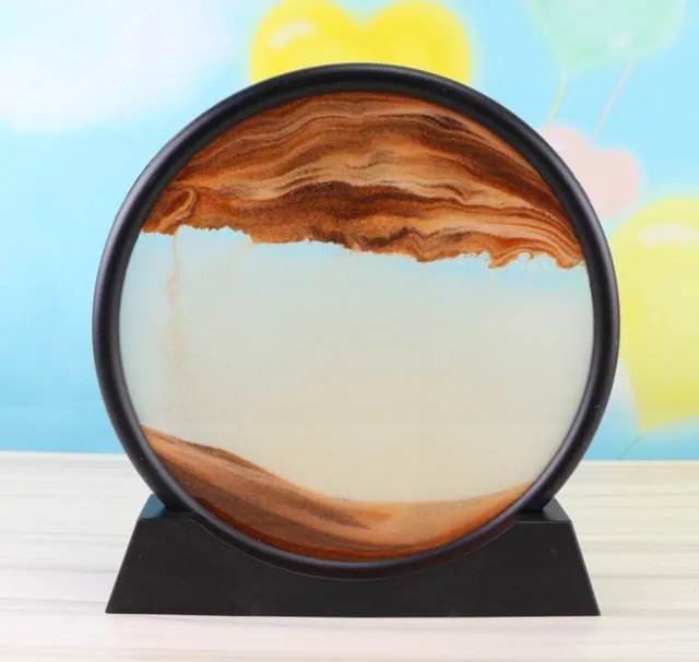 CalmCapsule- 3D Moving Sand Scape Art
