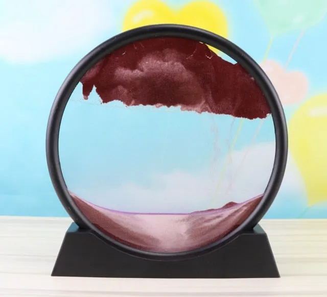 CalmCapsule- 3D Moving Sand Scape Art