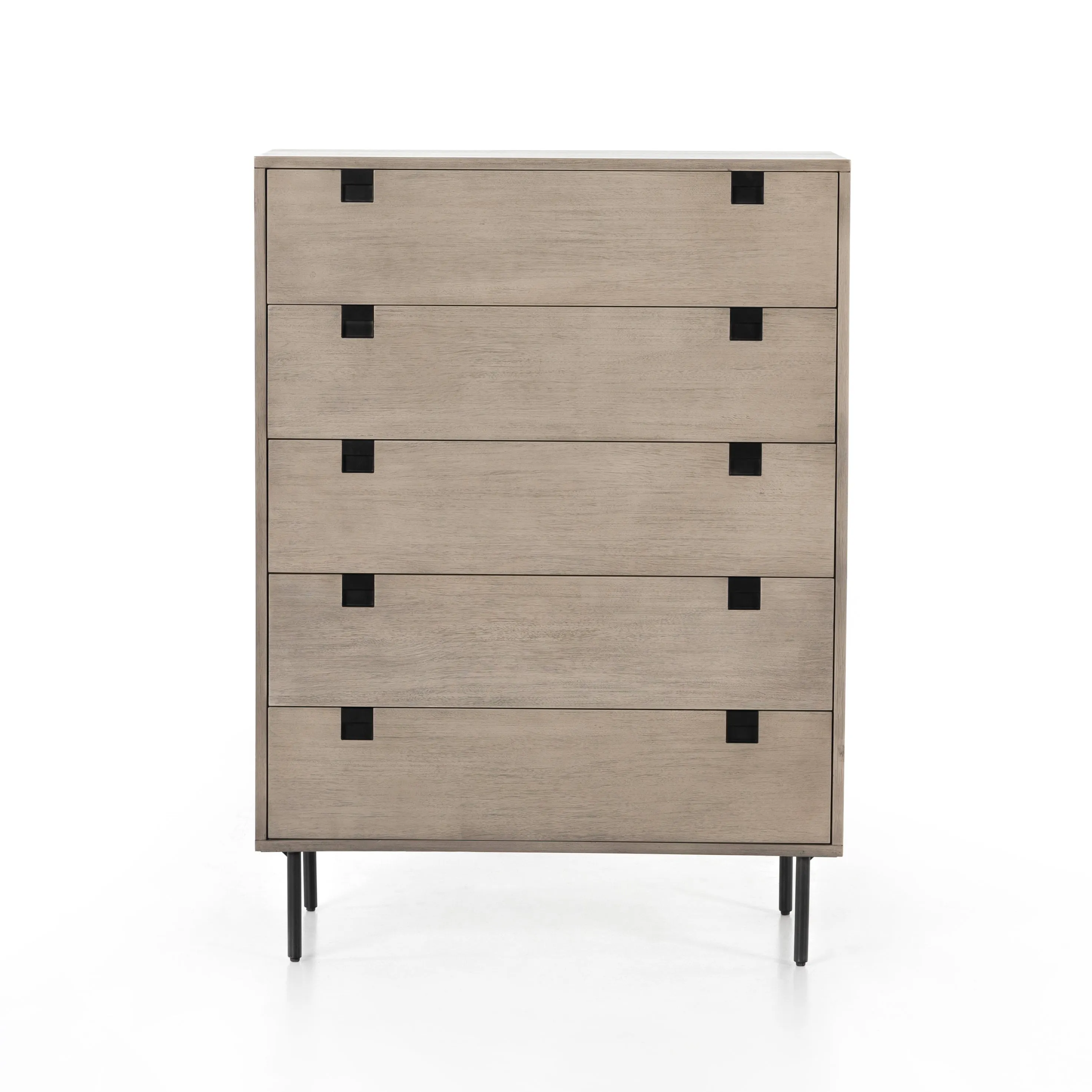 Carly 5 Drawer Dresser-Grey Wash