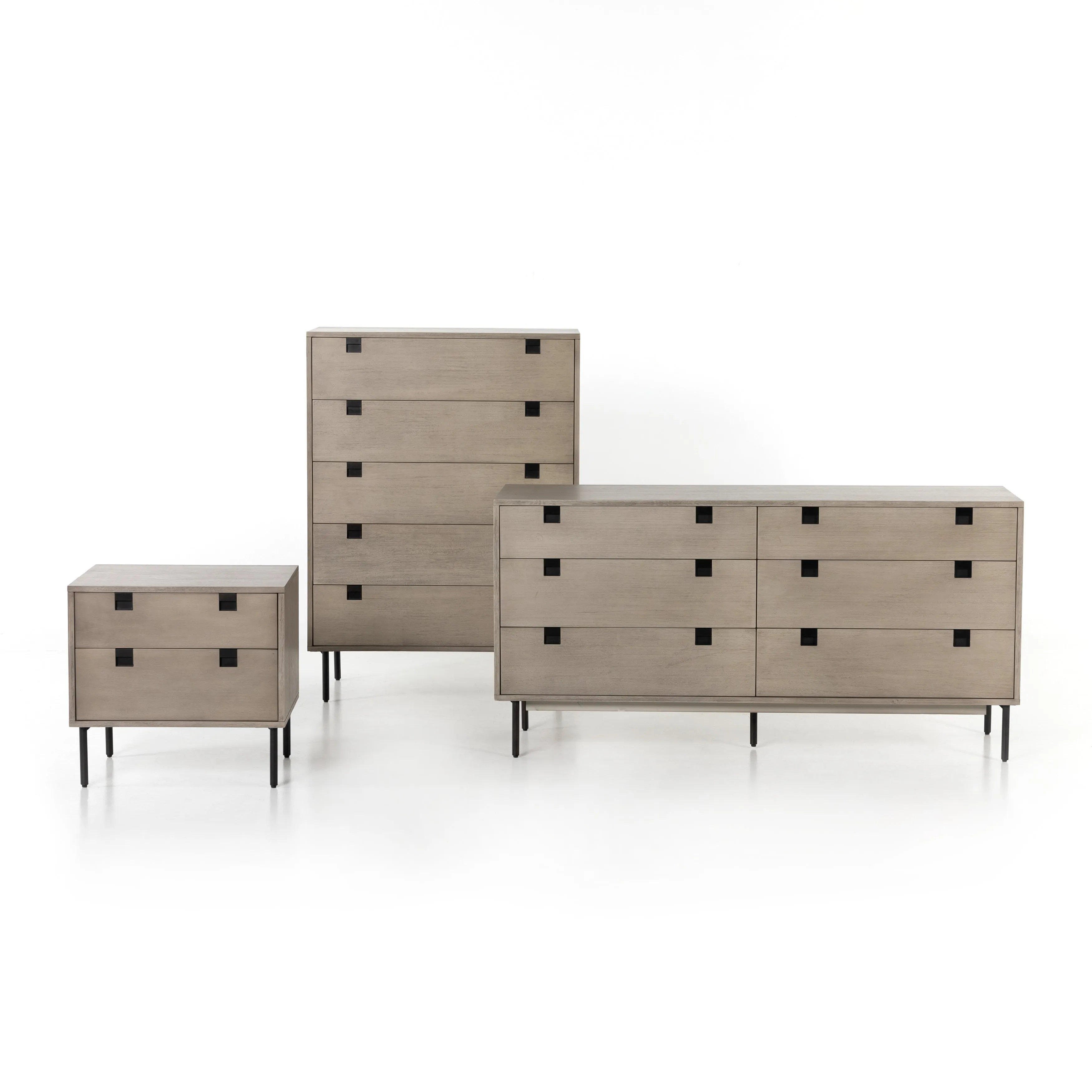 Carly 5 Drawer Dresser-Grey Wash