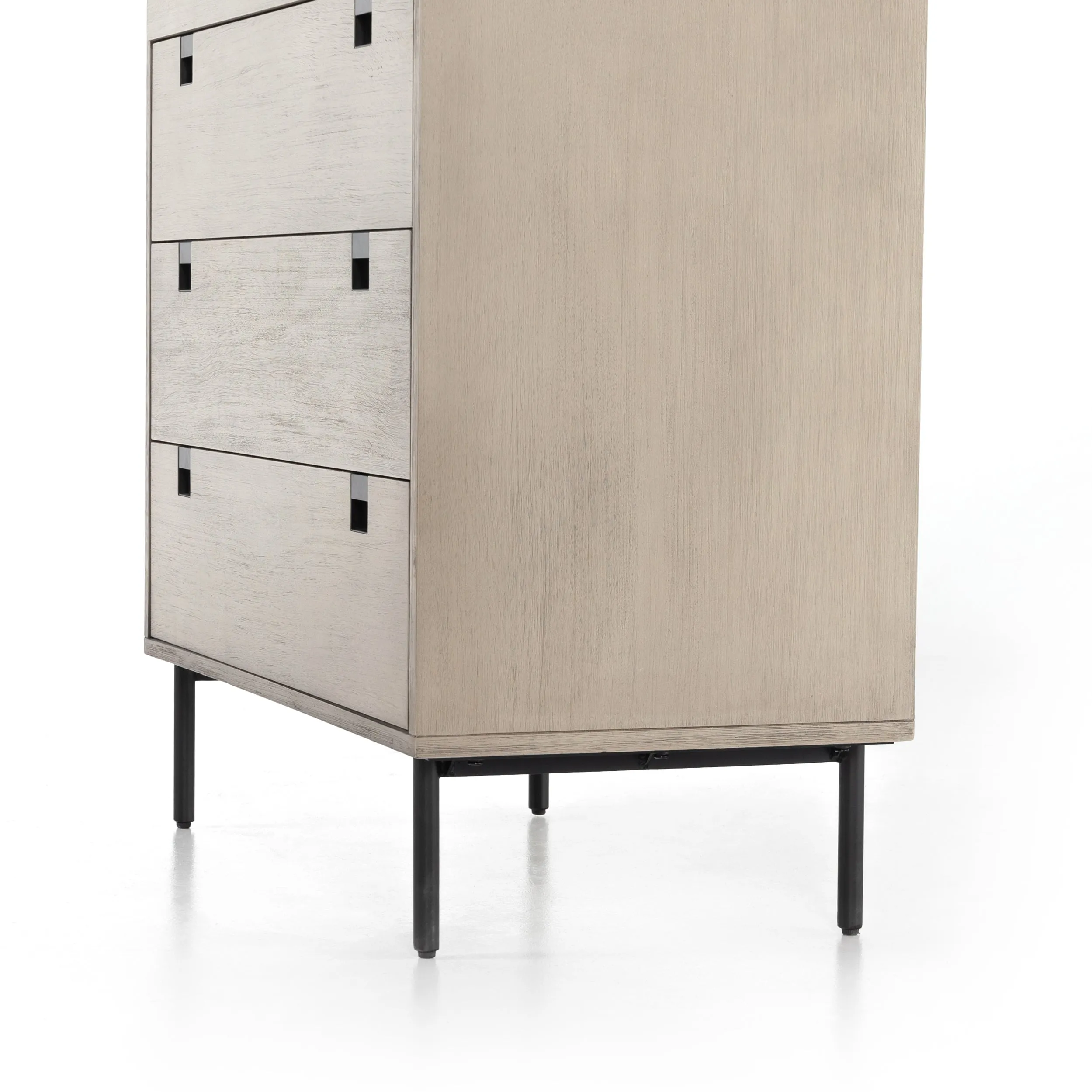 Carly 5 Drawer Dresser-Grey Wash