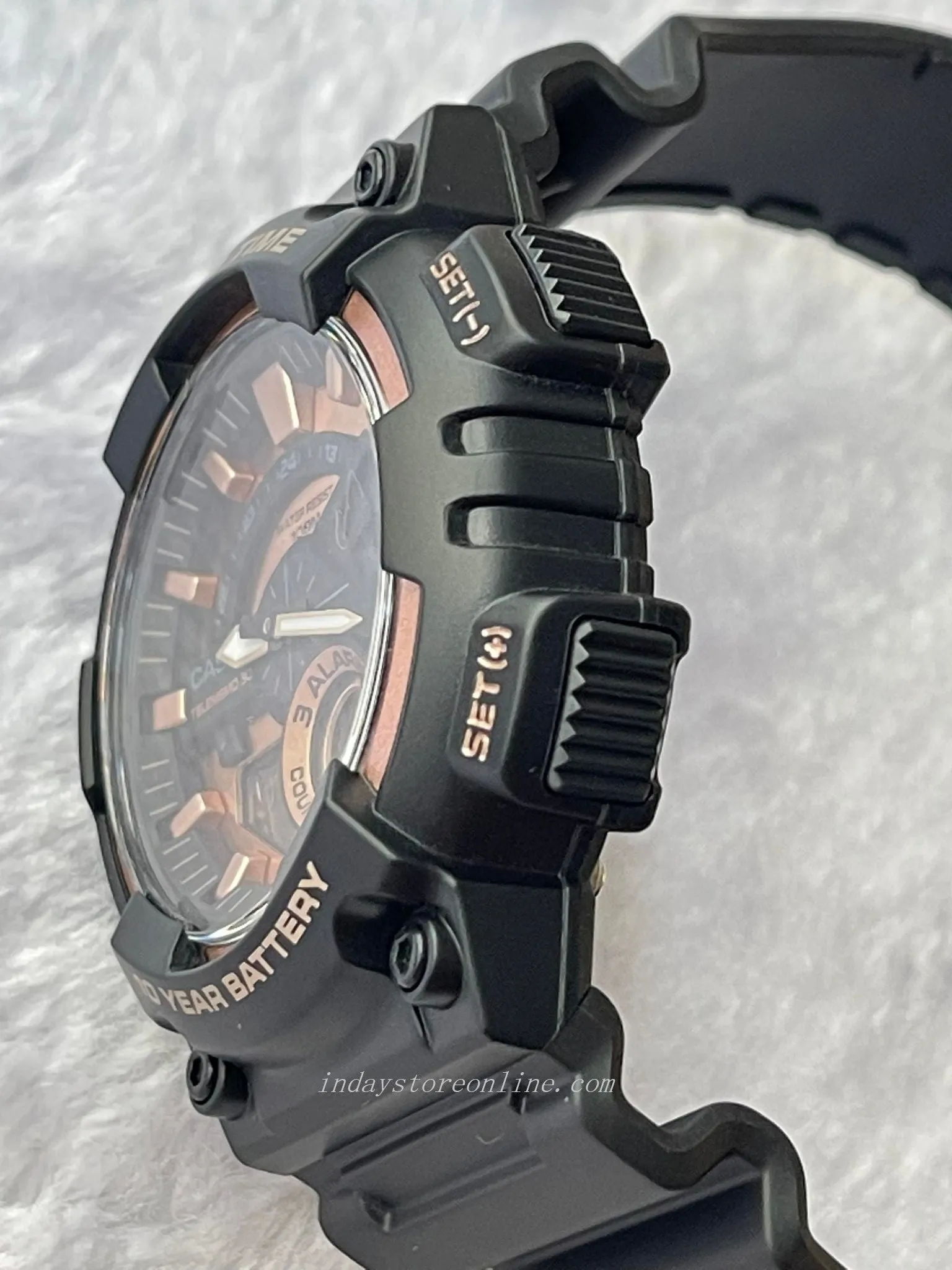Casio Analog-Digital Men's Watch AEQ-110W-1A3 Resin Band Resin Glass Battery Life 10-Years