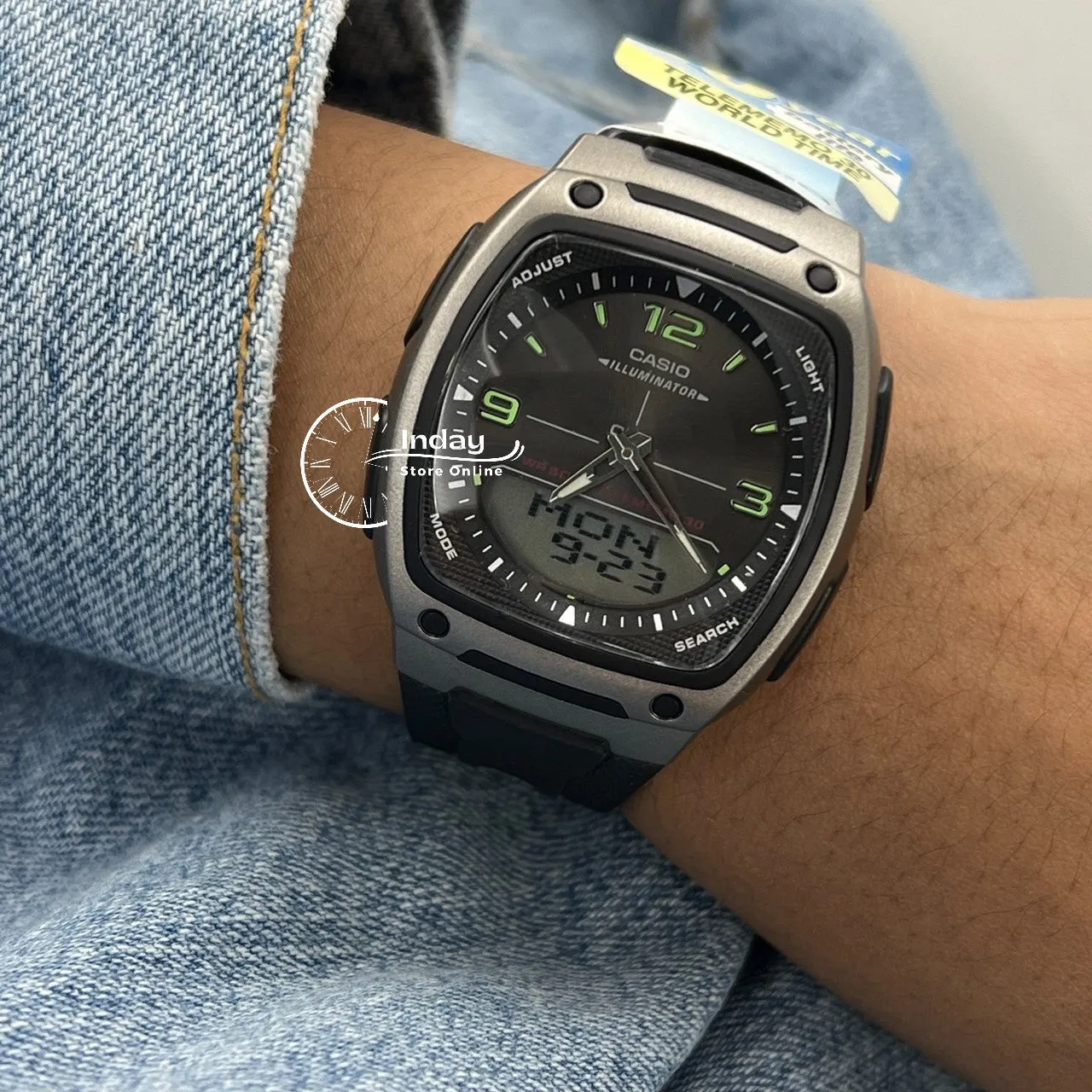 Casio Analog-Digital Men's Watch AW-81-1A1 Resin Band Resin Glass Battery Life 10-Years