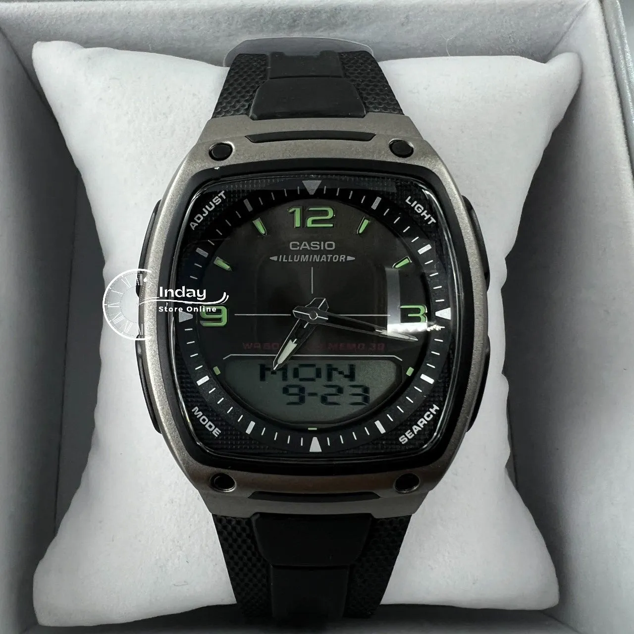 Casio Analog-Digital Men's Watch AW-81-1A1 Resin Band Resin Glass Battery Life 10-Years