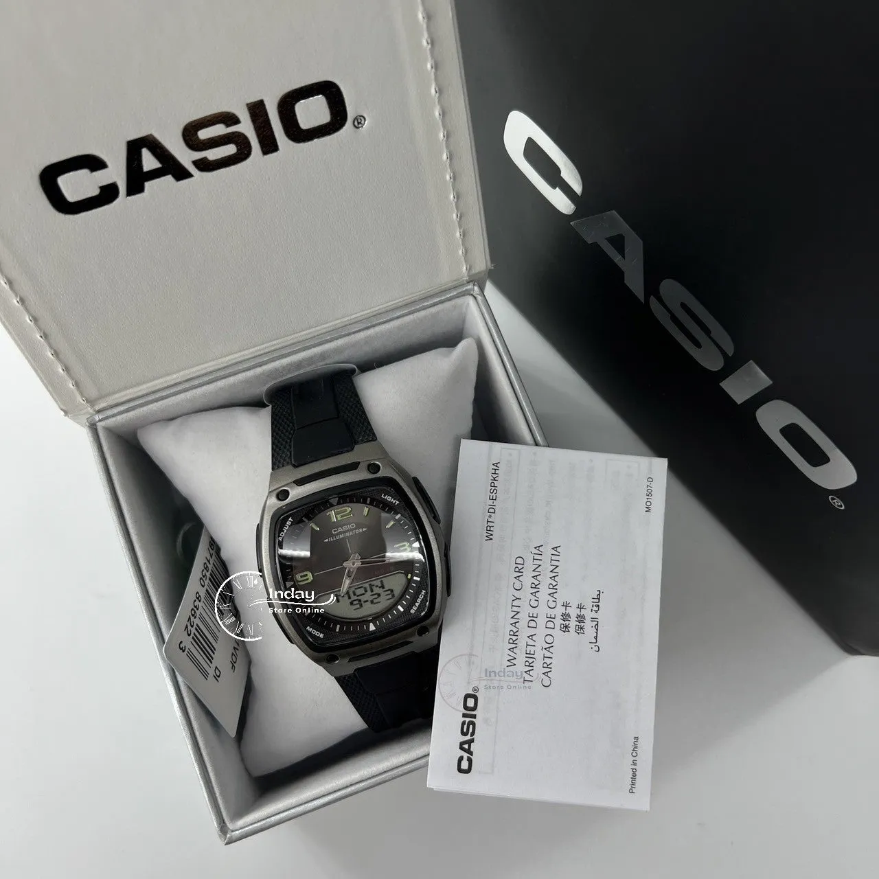Casio Analog-Digital Men's Watch AW-81-1A1 Resin Band Resin Glass Battery Life 10-Years