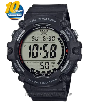 Casio Digital Men's Watch AE-1500WH-1A 10-Year Battery Life Resin Strap