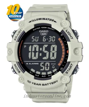 Casio Digital Men's Watch AE-1500WH-8B2 10-Year Battery Life Resin Strap