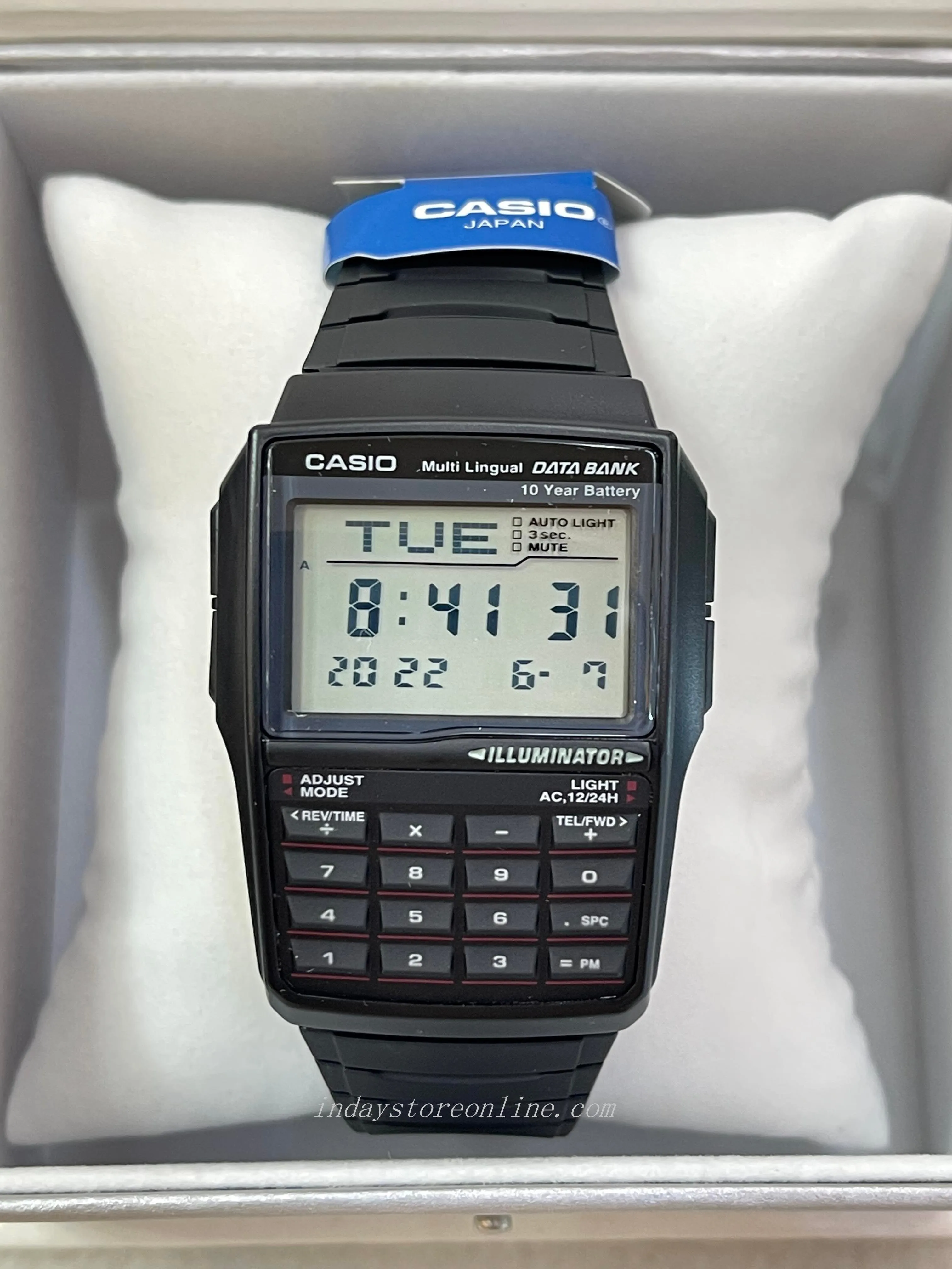 Casio Digital Men's Watch DBC-32-1A Digital Data Bank Resin Band Resin Glass Battery Life: 10 years