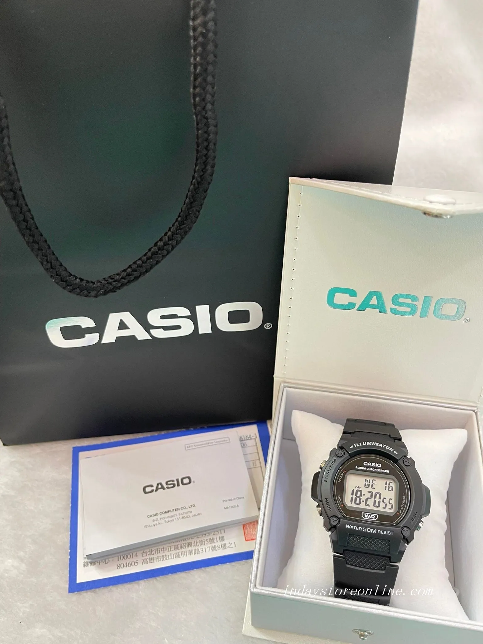 Casio Digital Men's Watch W-219H-1A Casio Digital Men's Watch W-219H-8B Digital Resin Band Resin Glass Battery Life: 7 Years