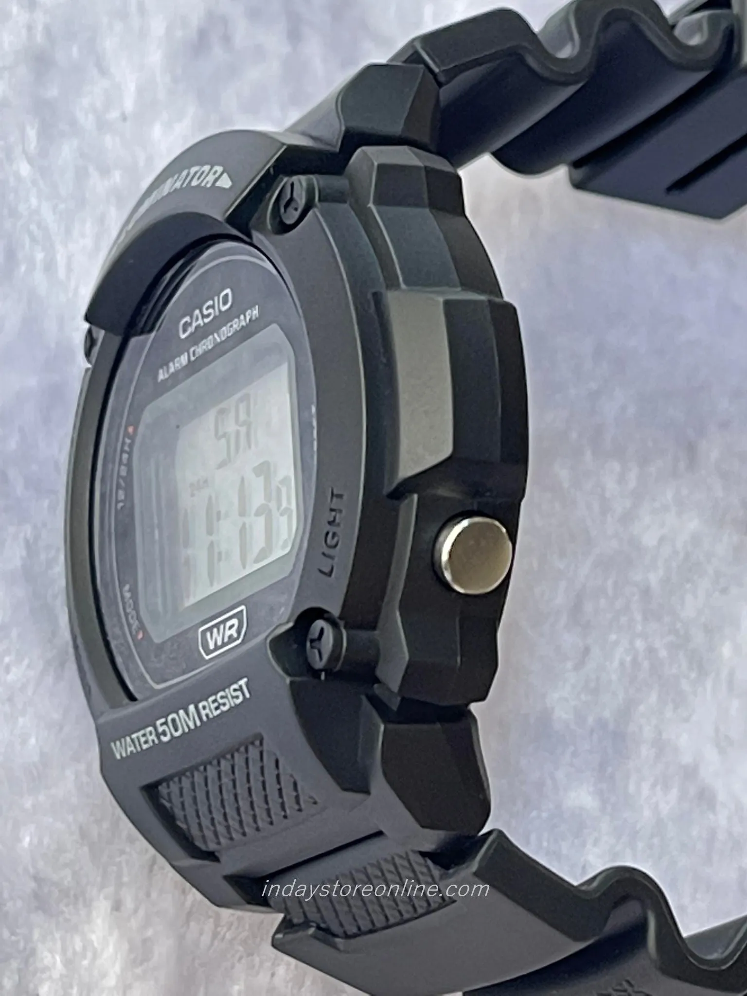 Casio Digital Men's Watch W-219H-1A Casio Digital Men's Watch W-219H-8B Digital Resin Band Resin Glass Battery Life: 7 Years
