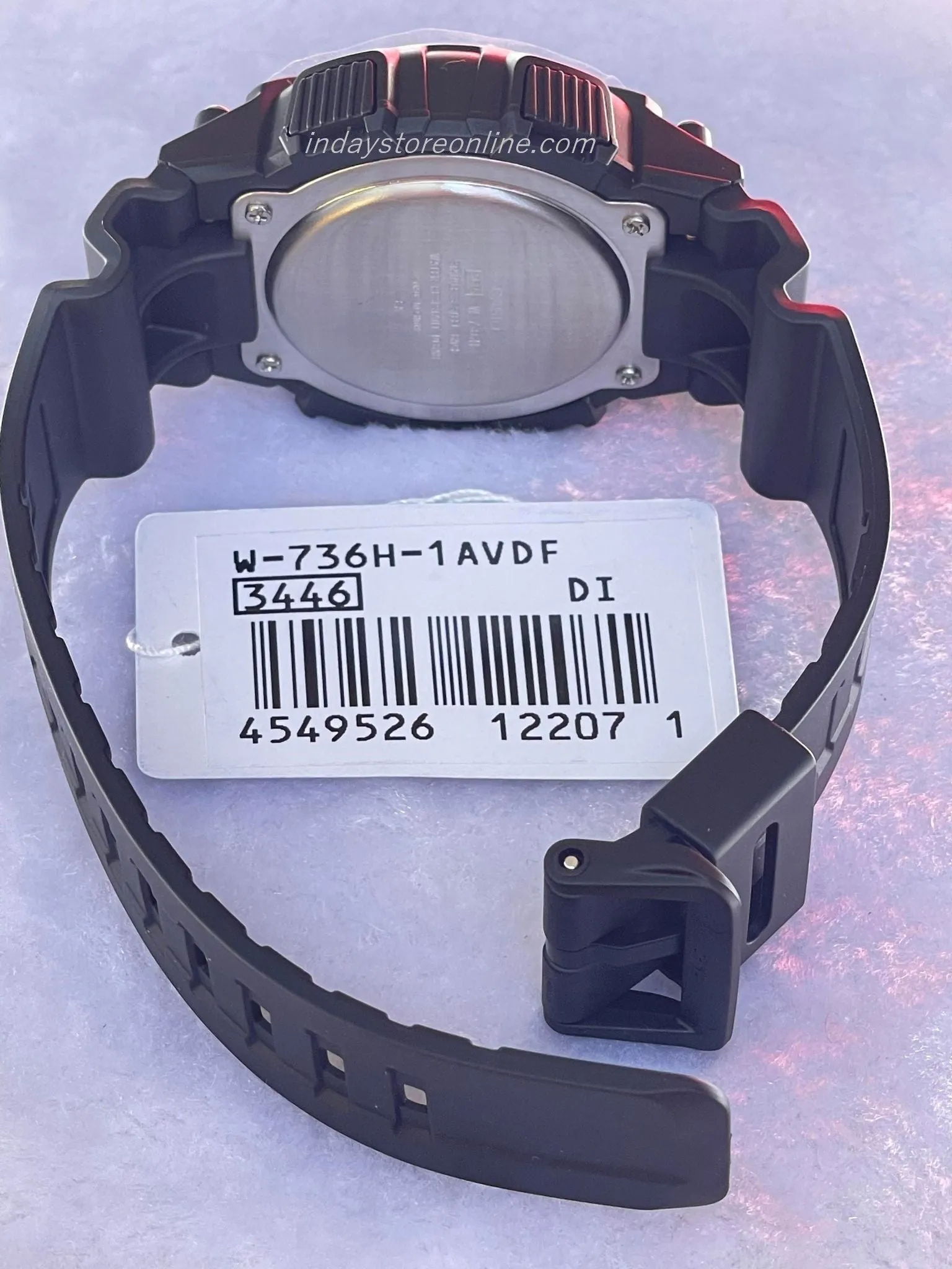 Casio Digital Men's Watch W-736H-1AV Digital Sporty Design Resin Band Resin Glass Battery Life: 10 years