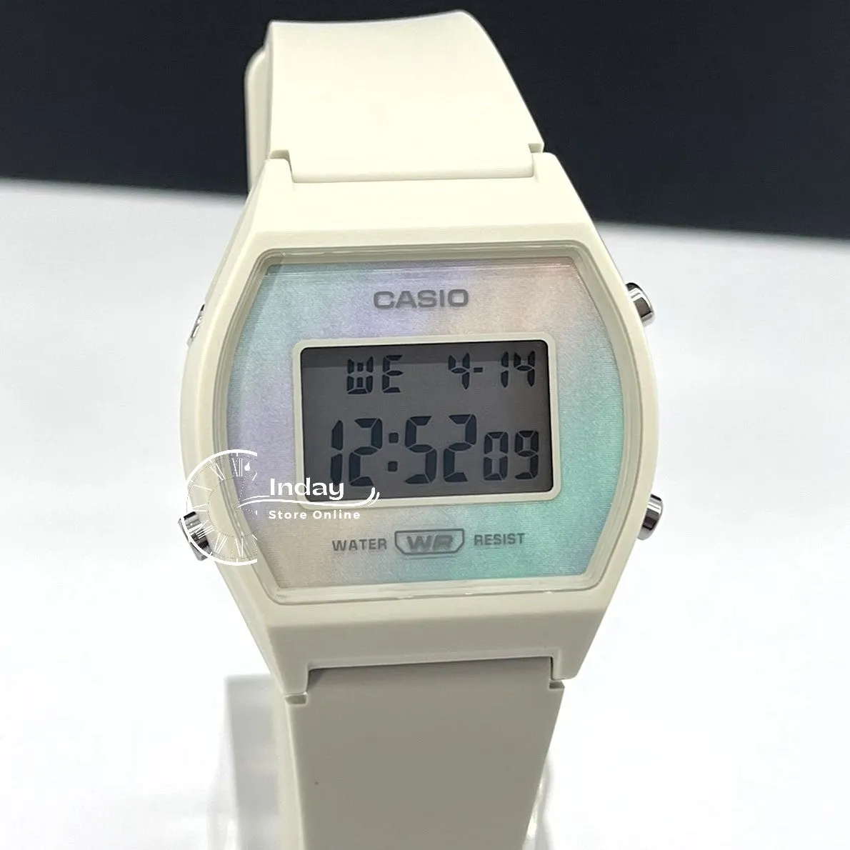 Casio Digital Women's Watch LW-205H-8A Digital Resin Band Resin Glass