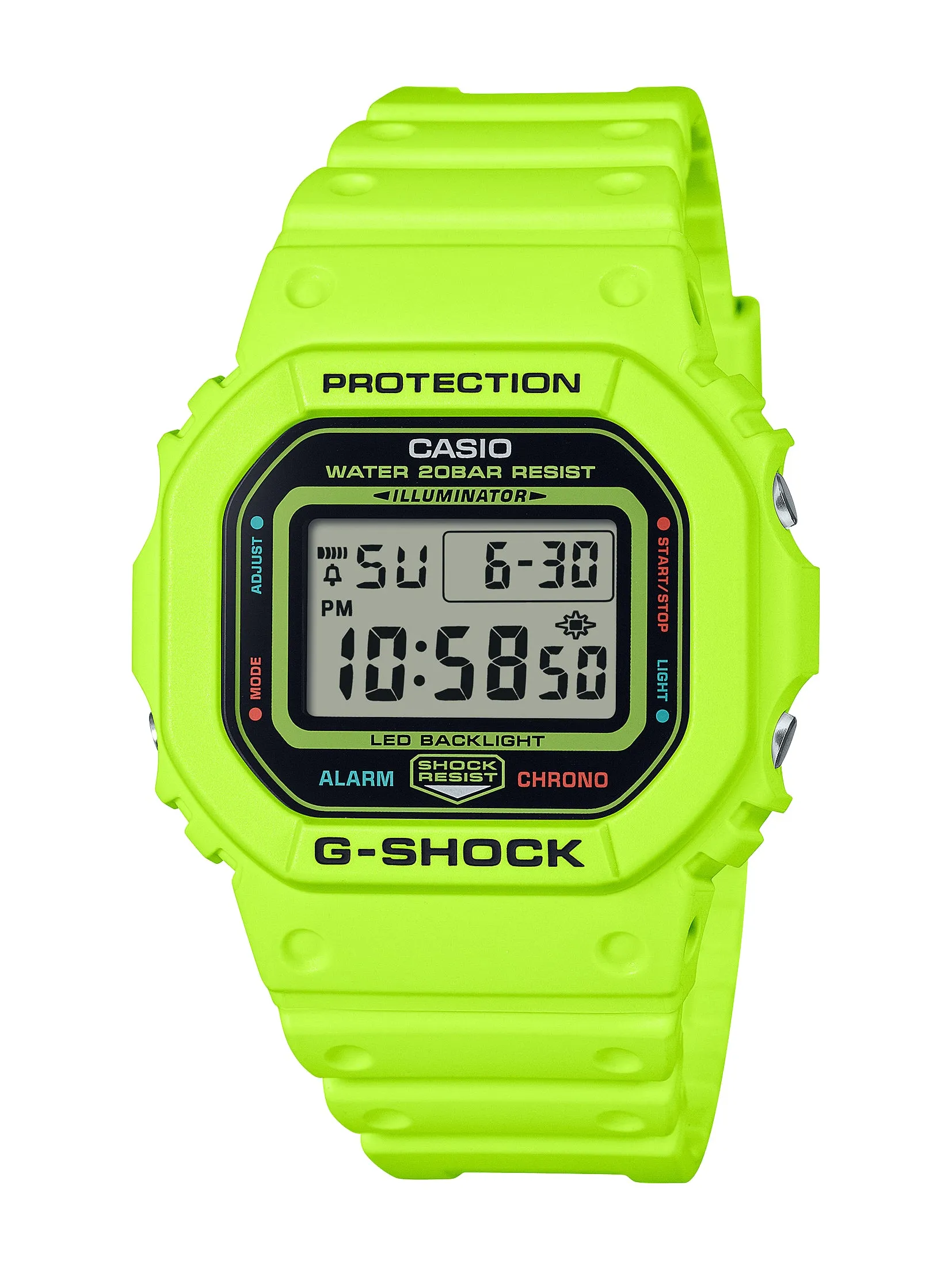 Casio G-Shock Vivid Yellow Digital Watch DW5600EP-9CR