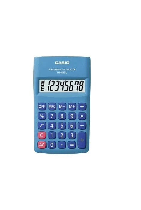 Casio HL-815L-BU-S-DP Portable Calculator - 8 Digits