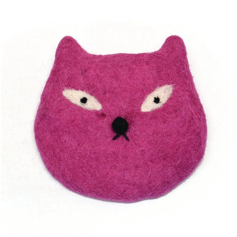 Cat Face Design Coin Purse