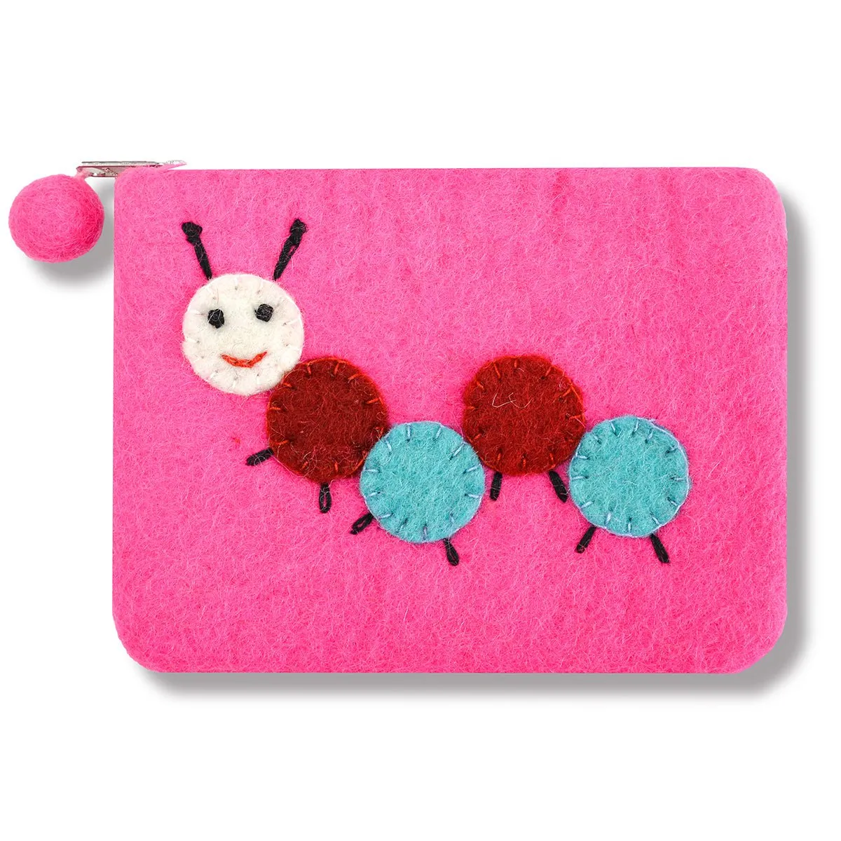 Caterpillar Design Zip Purse