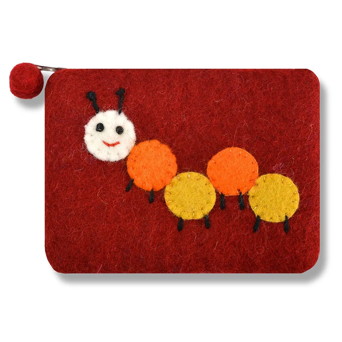Caterpillar Design Zip Purse