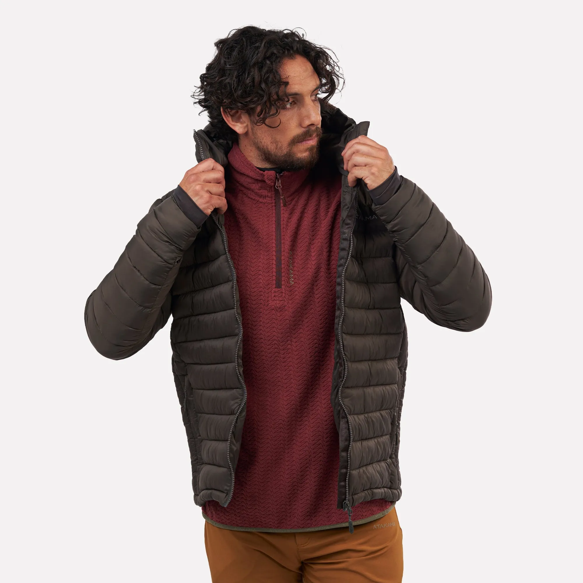 Chaqueta Parka térmica hombre hoodie Indómita Atakama Outdoor