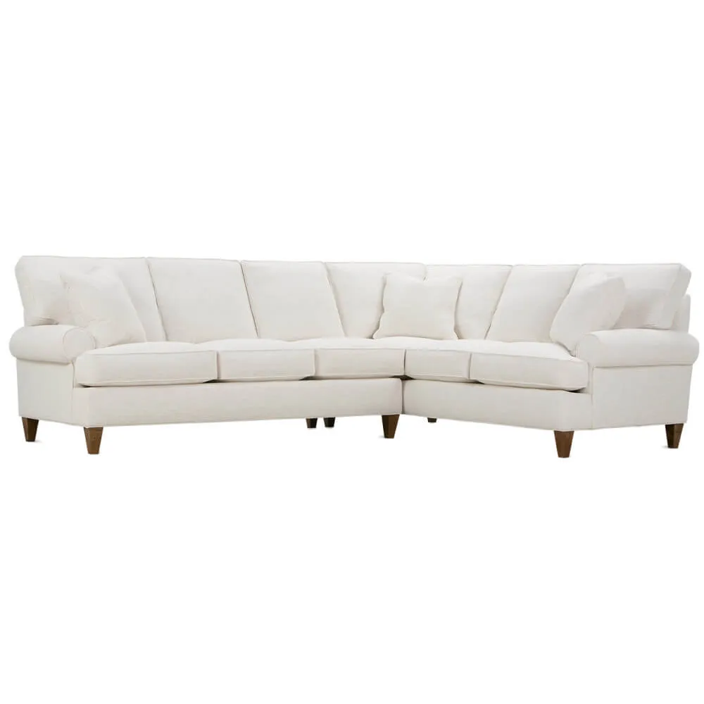 Cindy 3-Seat Left Seated End W/Corner & Right Seated End In Nomad Snow