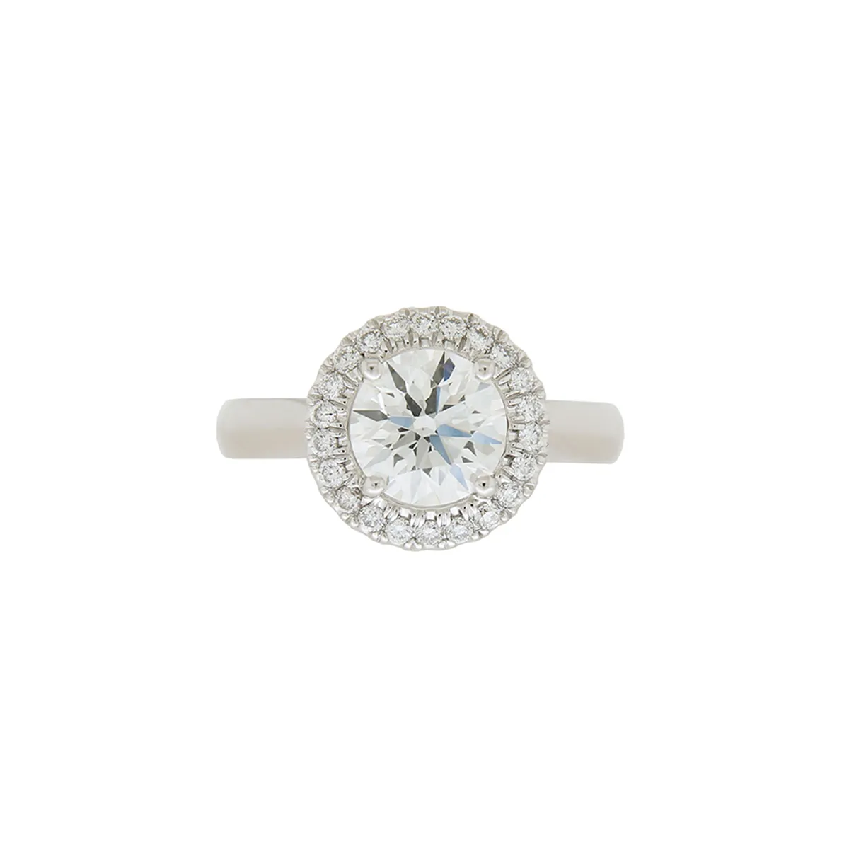 Classic Engagement - Round Halo
