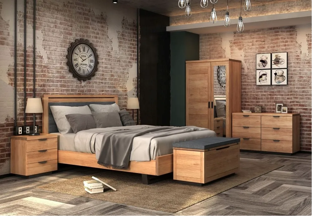 Classic Fusion Oak  Double Wardrobe FSLR