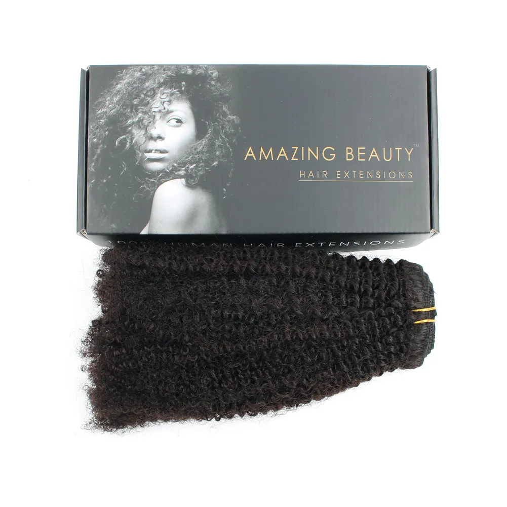 Clip in Hair Extension Afro Kinky Coily-Only For Order Over $269
