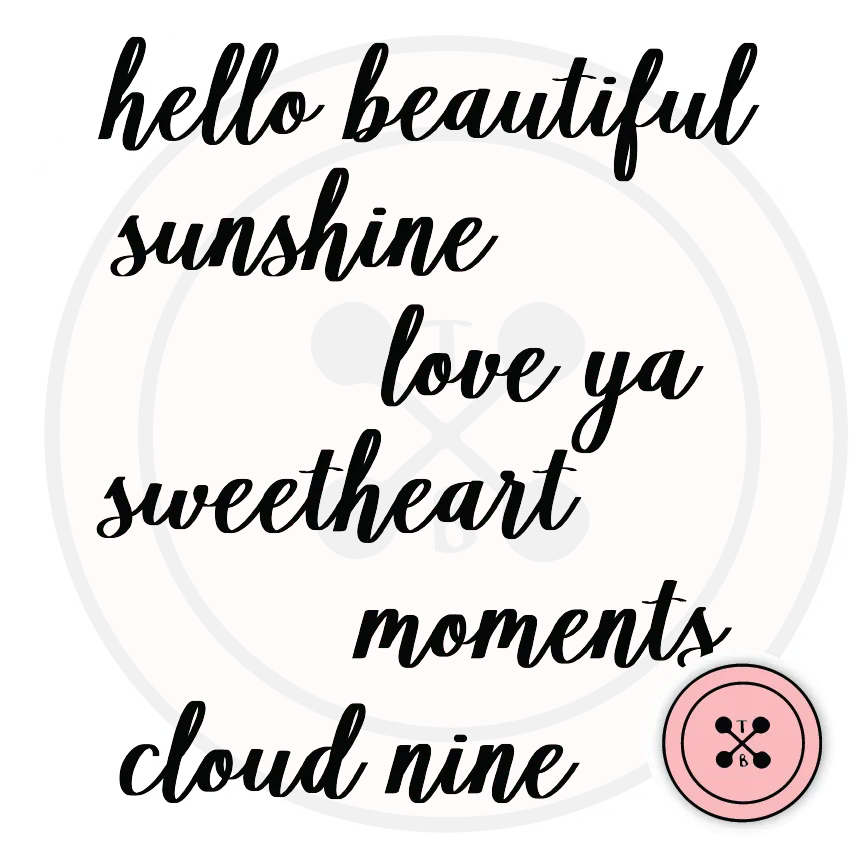 Cloud 9 Phrases