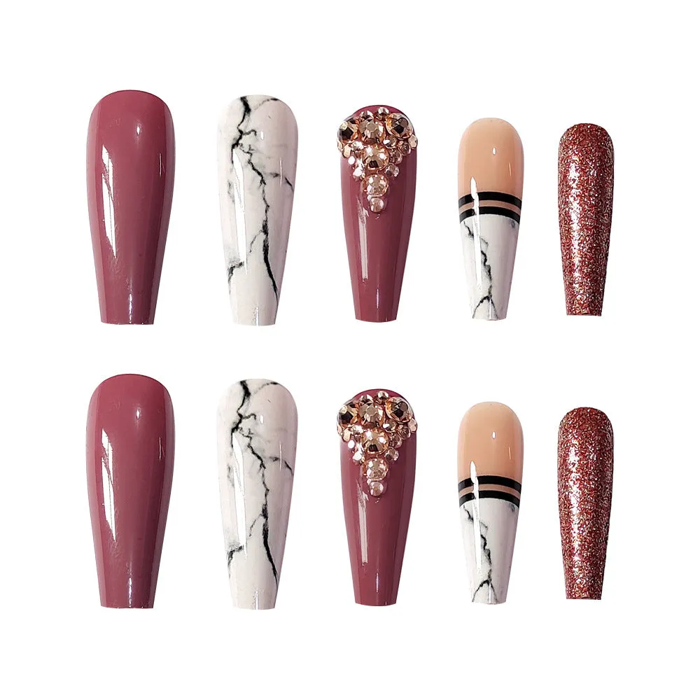 Coffin marble in elegant french nude