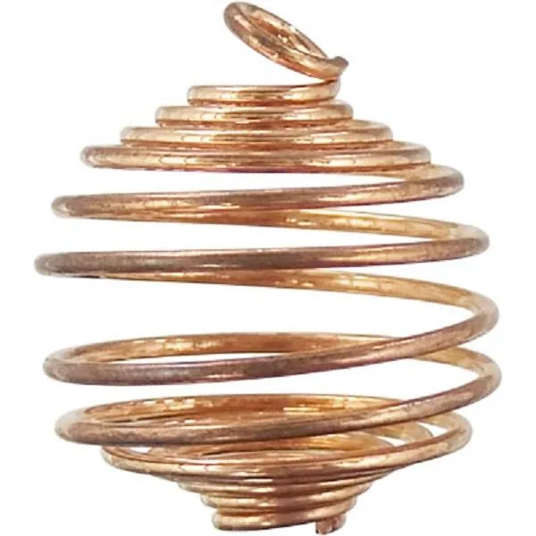 Copper Coil Stone Cage