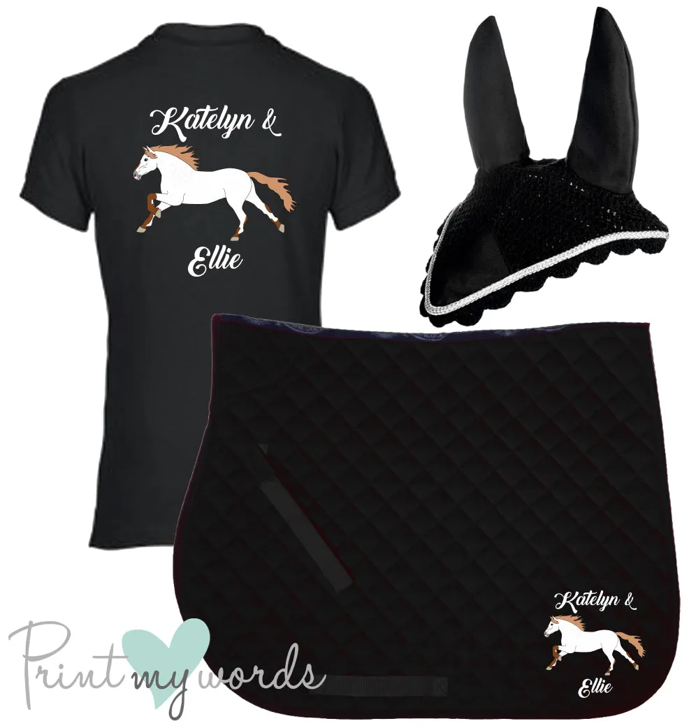 'Cora' Ladies Personalised Matching Equestrian Set - Elegant Design