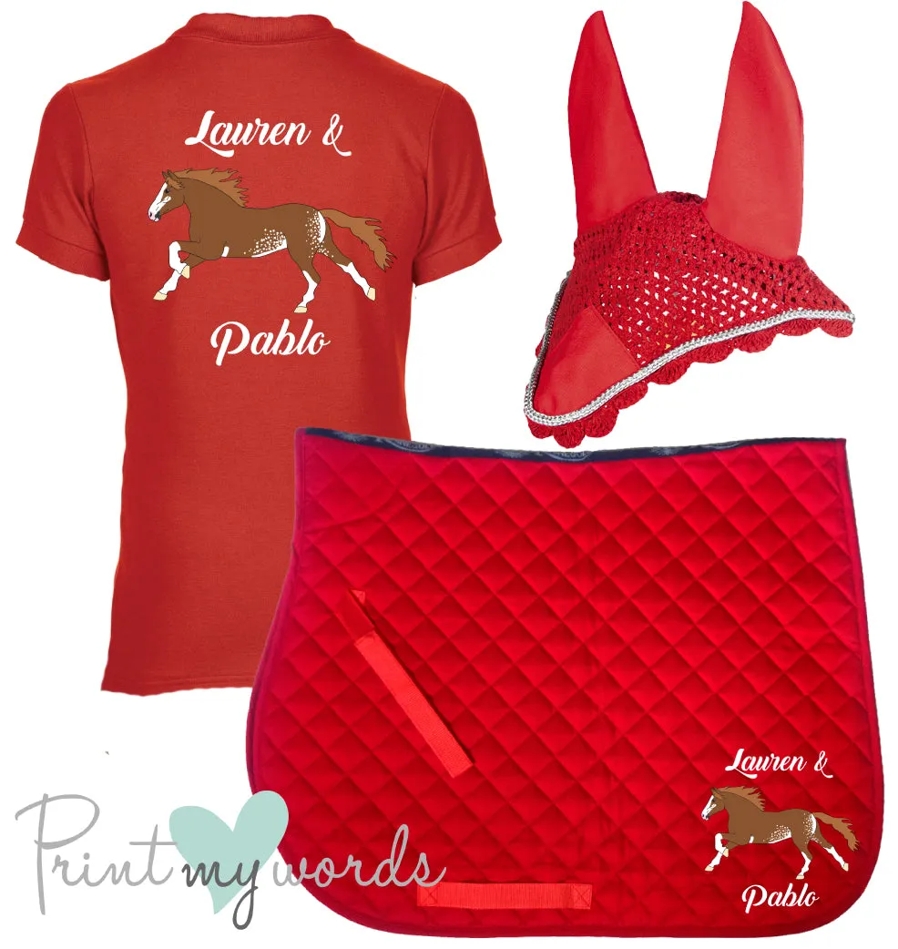 'Cora' Ladies Personalised Matching Equestrian Set - Elegant Design