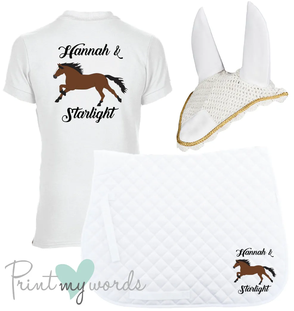 'Cora' Ladies Personalised Matching Equestrian Set - Elegant Design