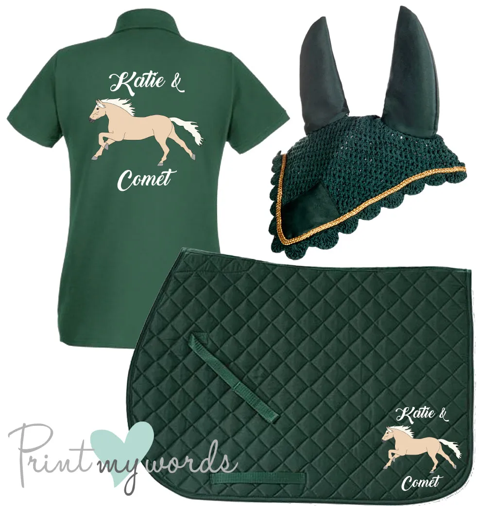 'Cora' Ladies Personalised Matching Equestrian Set - Elegant Design