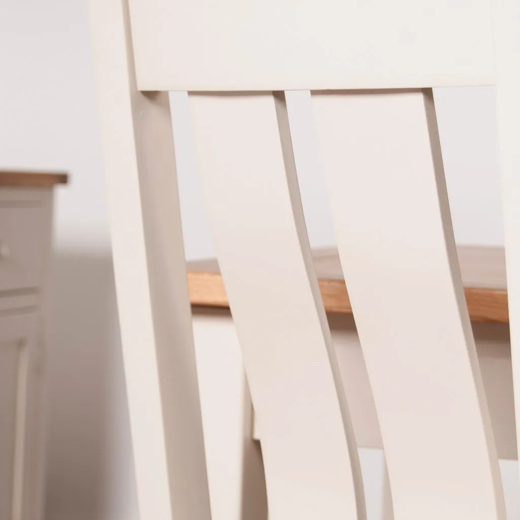 Cottage Cross Back Dining Chair Stone