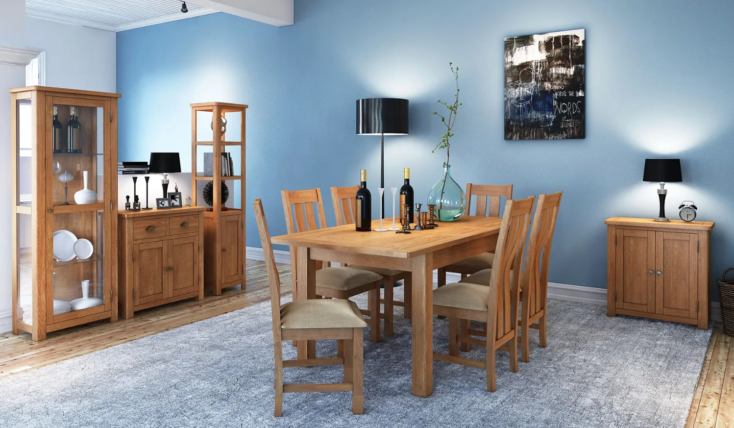 Cottage Large Console Oak