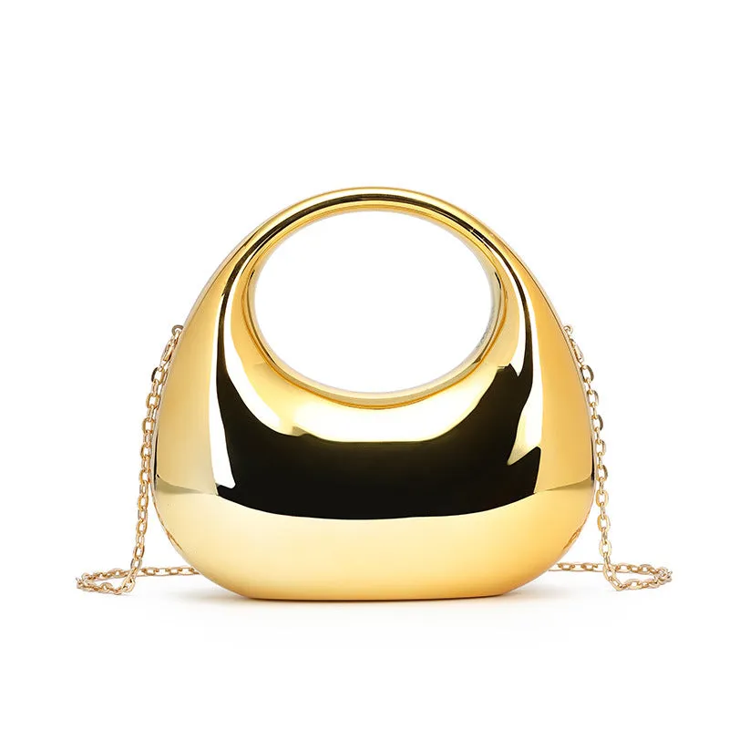 Crescent Moon Shell Handbag