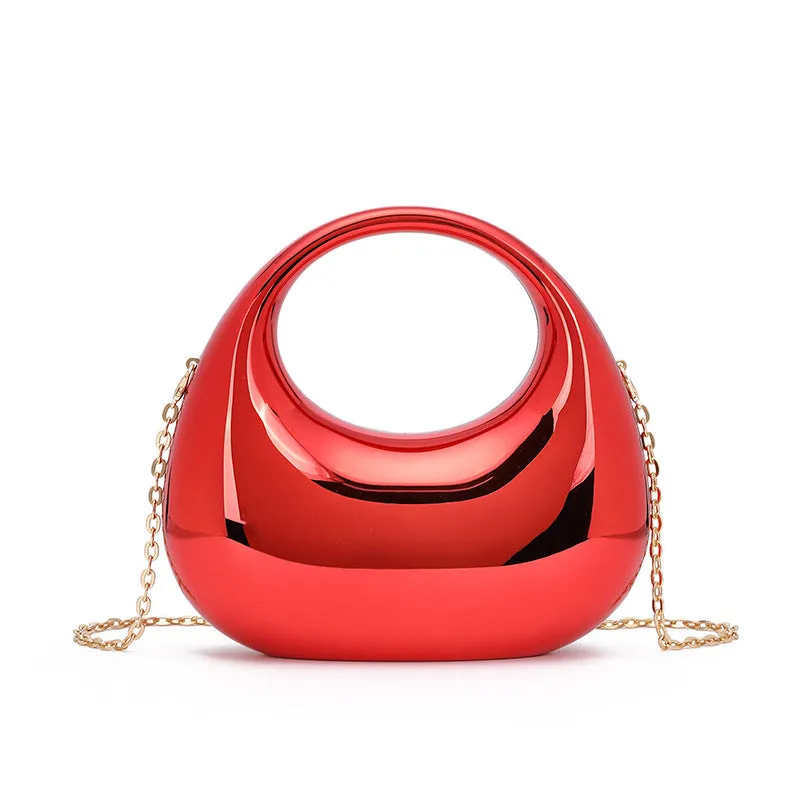 Crescent Moon Shell Handbag