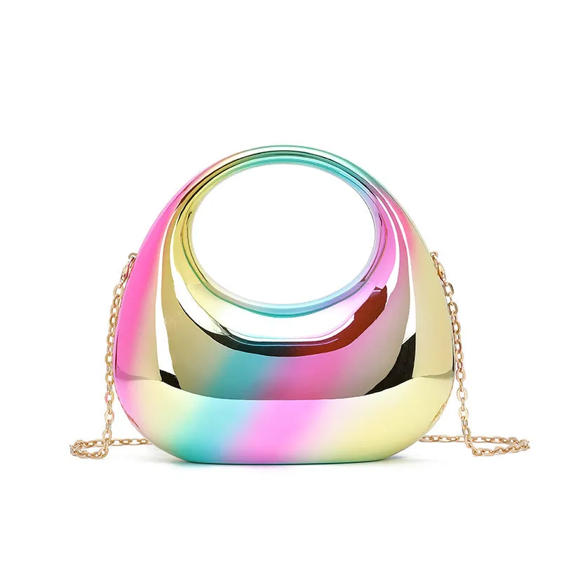 Crescent Moon Shell Handbag