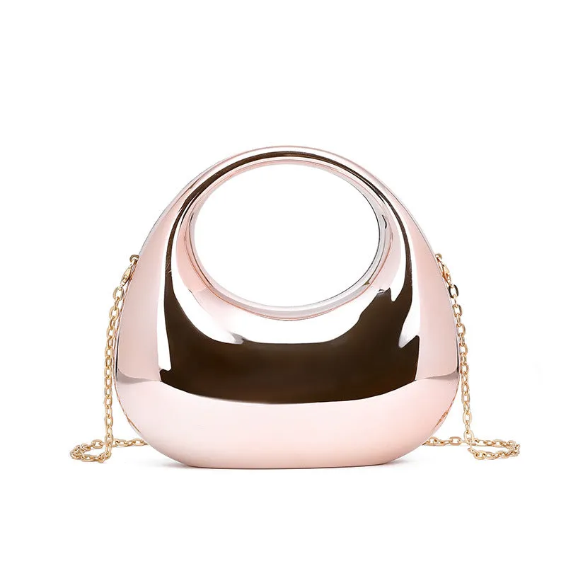 Crescent Moon Shell Handbag
