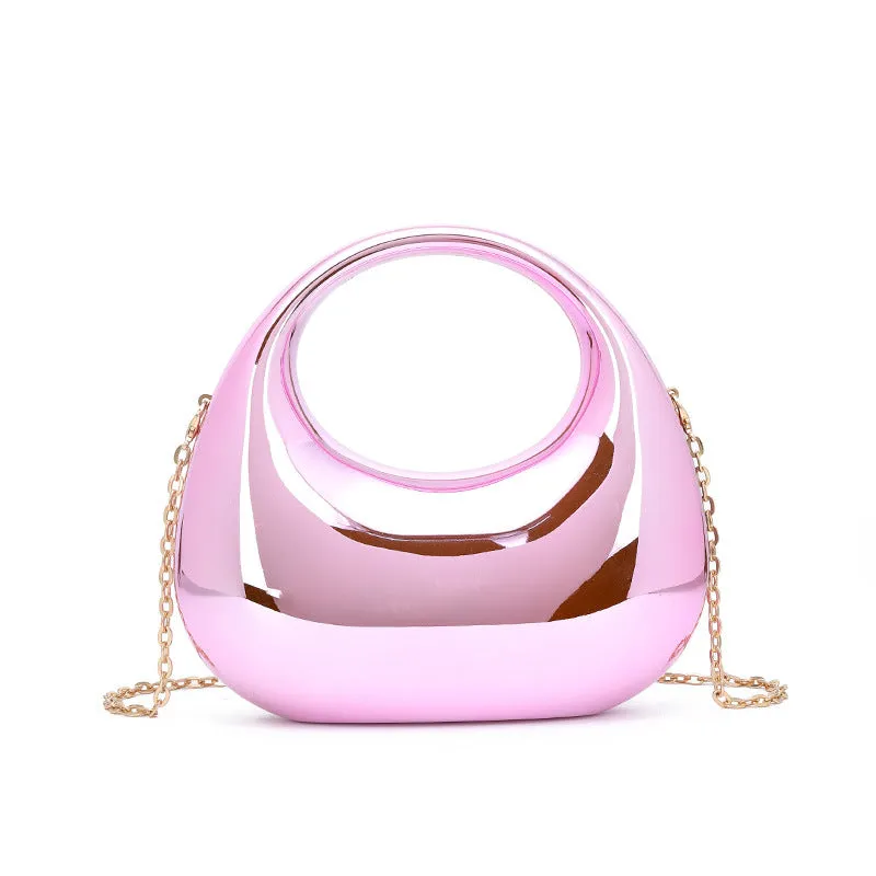 Crescent Moon Shell Handbag