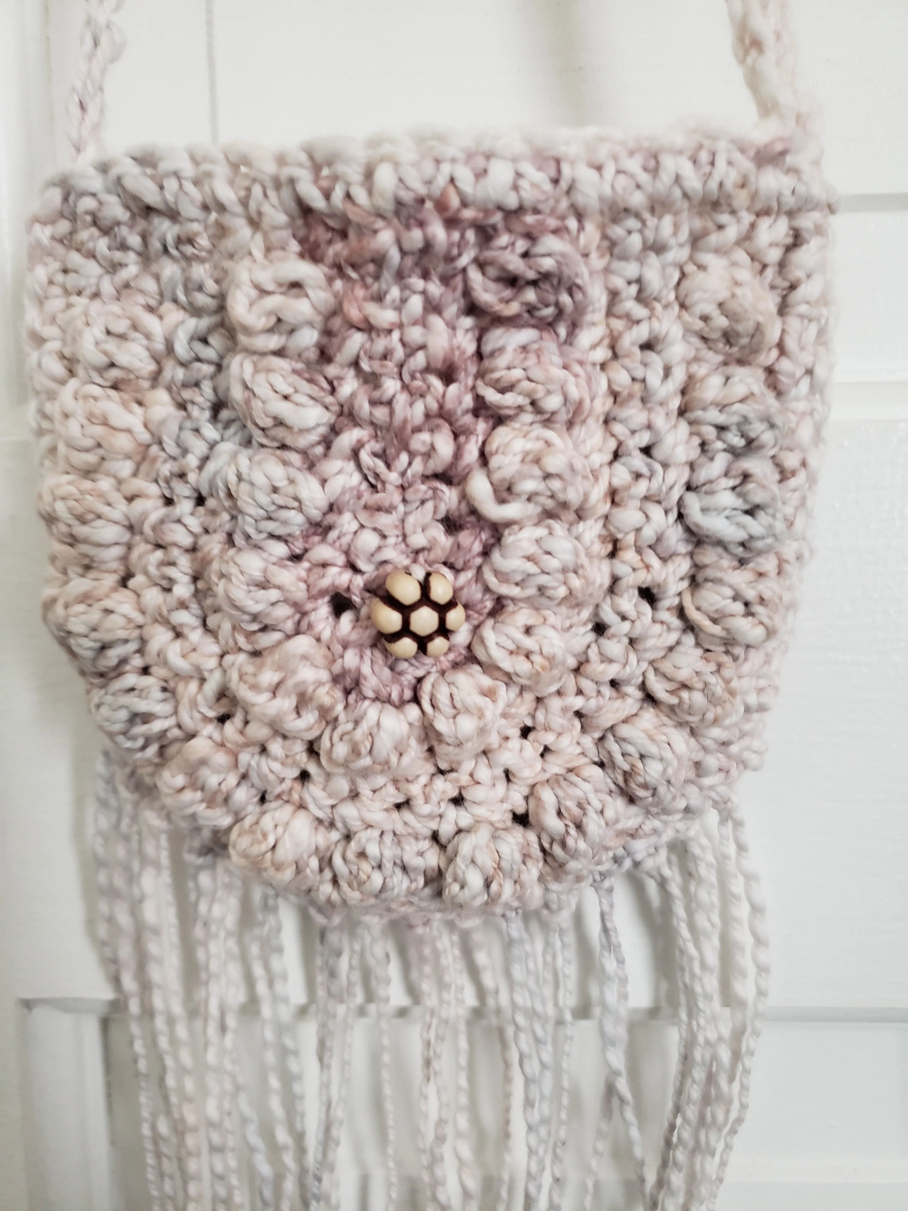Crochet Toddler Boho Purse with Fringe
