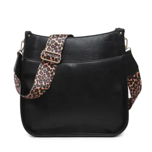 Crossbody with Guitar Strap-Black